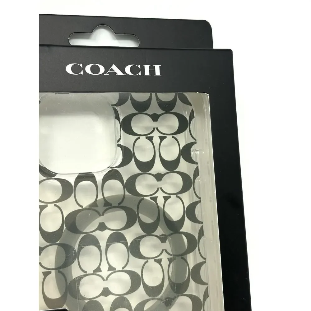 Coach iPhone 15 / 14 / 13 Case Signature Cs Deep Forest Logo Magsafe NIP